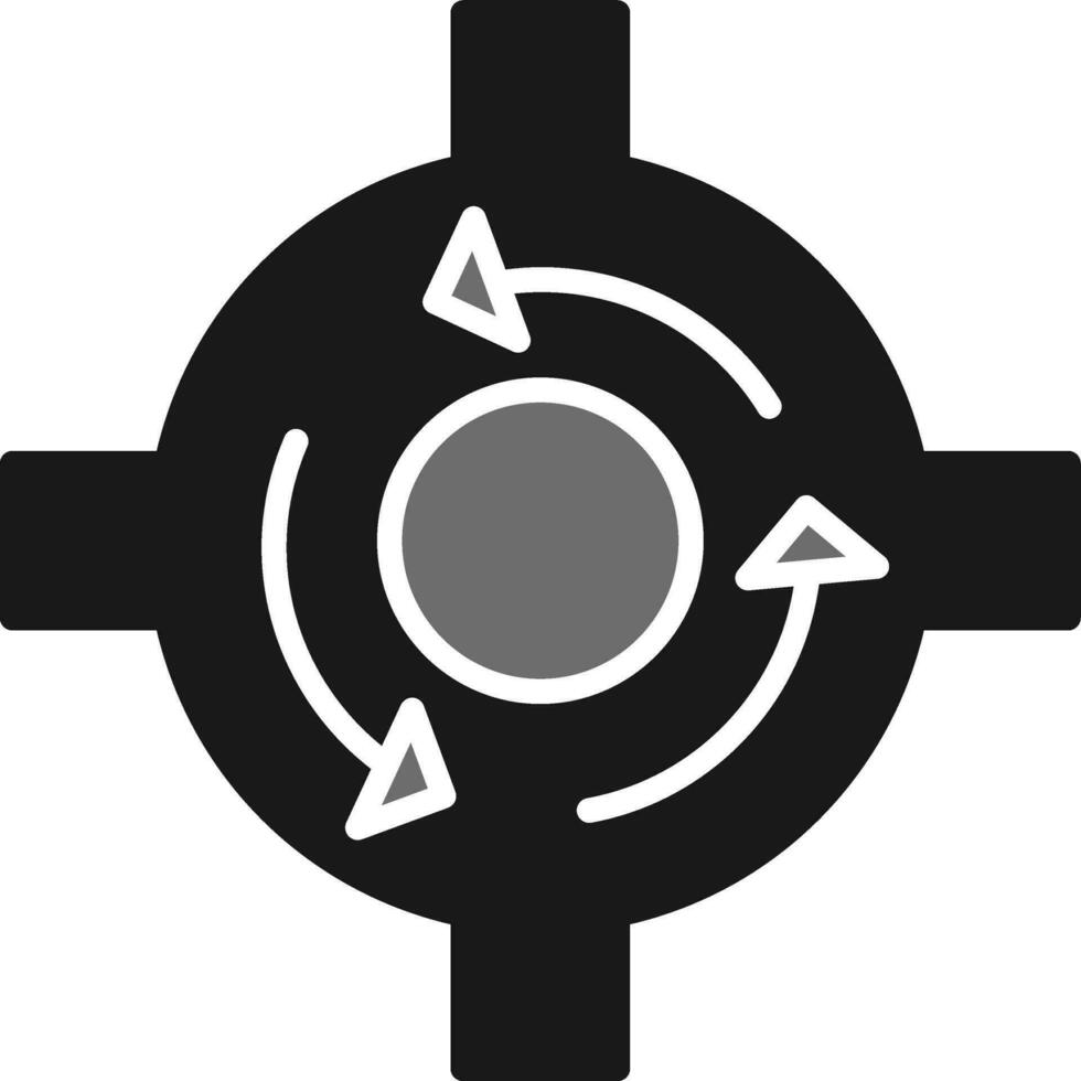 Kreisel Vektor Symbol