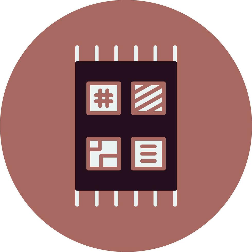 patchwork vektor ikon