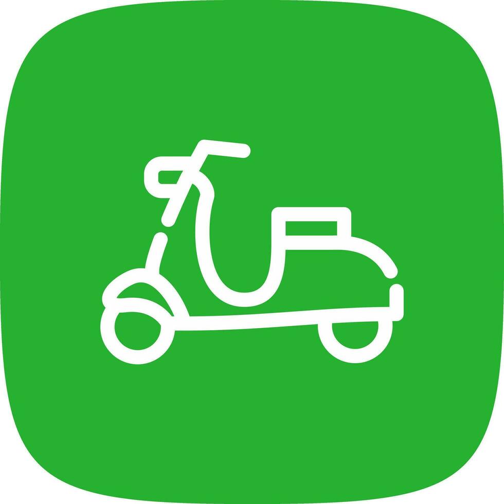 Scooter kreatives Icon-Design vektor