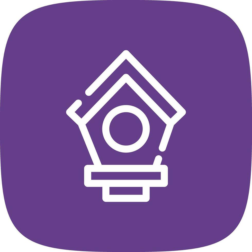 Birdhouse kreatives Icon-Design vektor