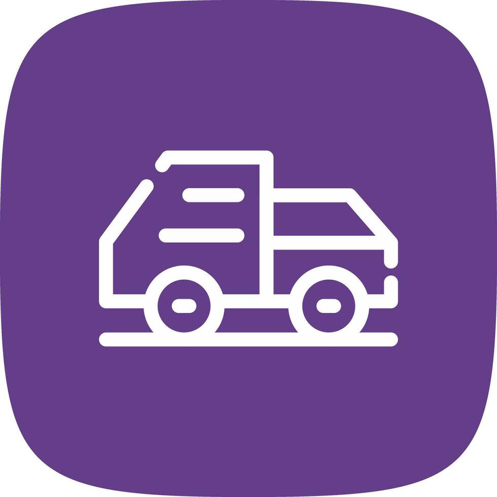 Müll LKW kreativ Symbol Design vektor