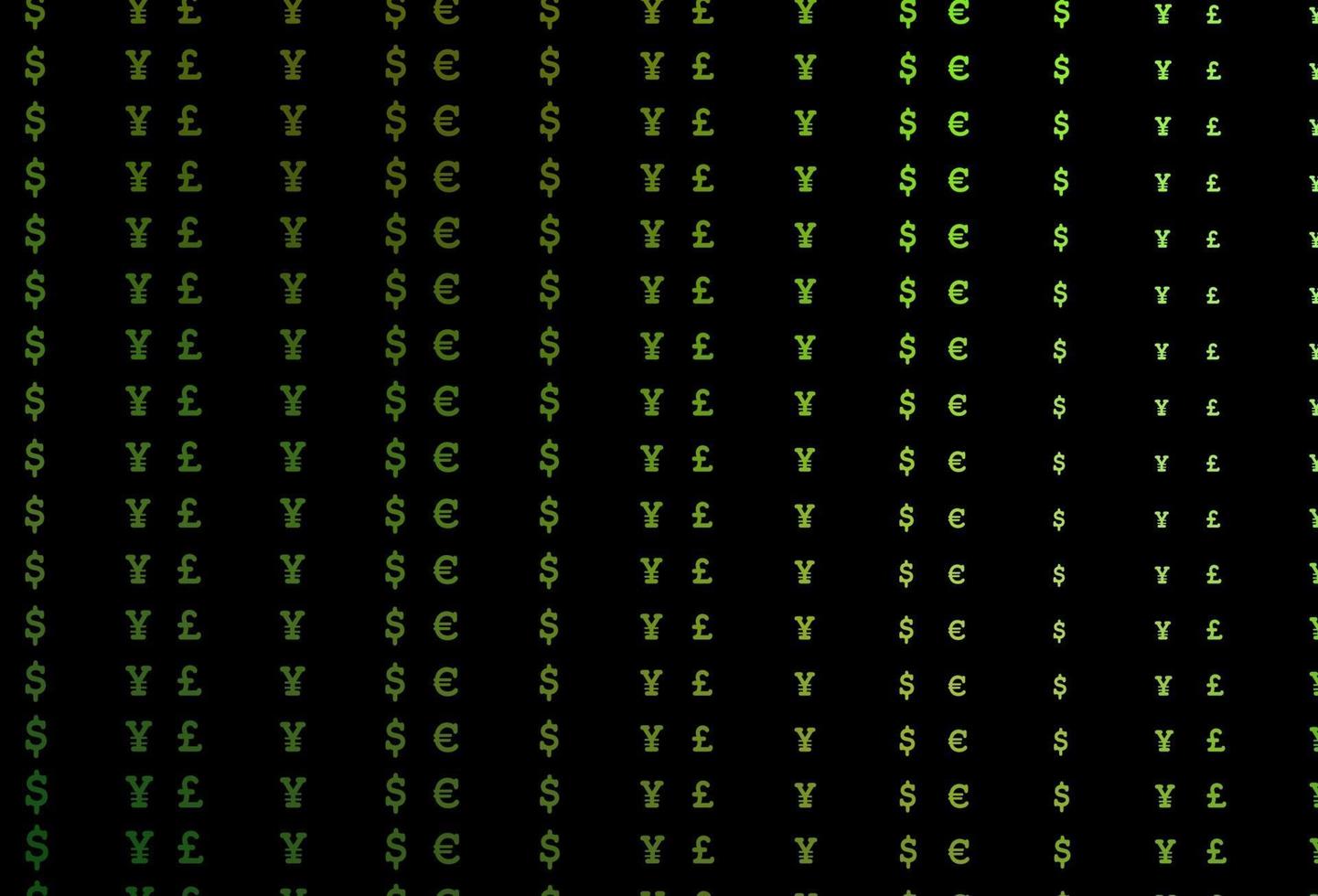 dunkelgrünes Vektorlayout mit Banksymbolen. vektor