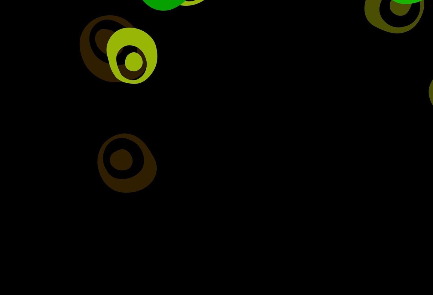 dunkelgrüne, rote Vektorabdeckung mit Flecken. vektor