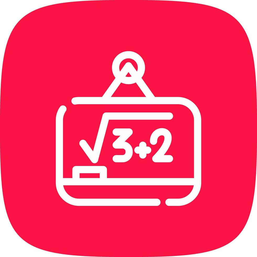 Whiteboard kreatives Icon-Design vektor