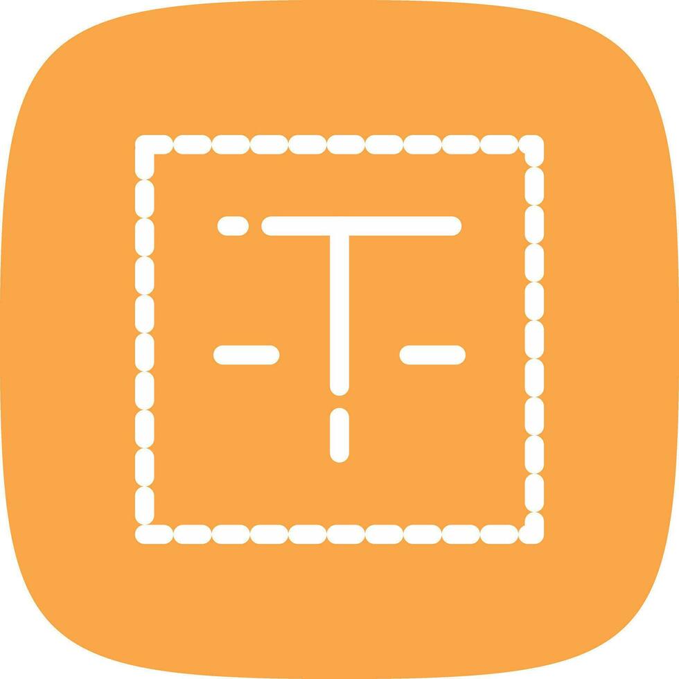 Textfeld kreatives Icon-Design vektor