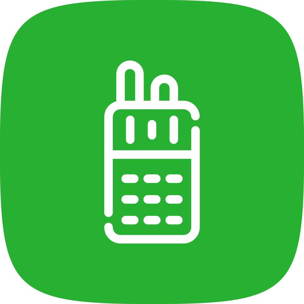 Walkie-Talkie kreatives Icon-Design vektor