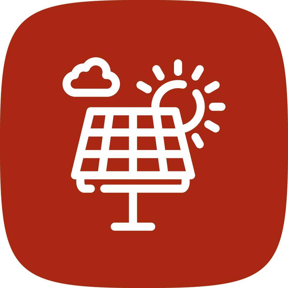 Solarpanel kreatives Icon-Design vektor