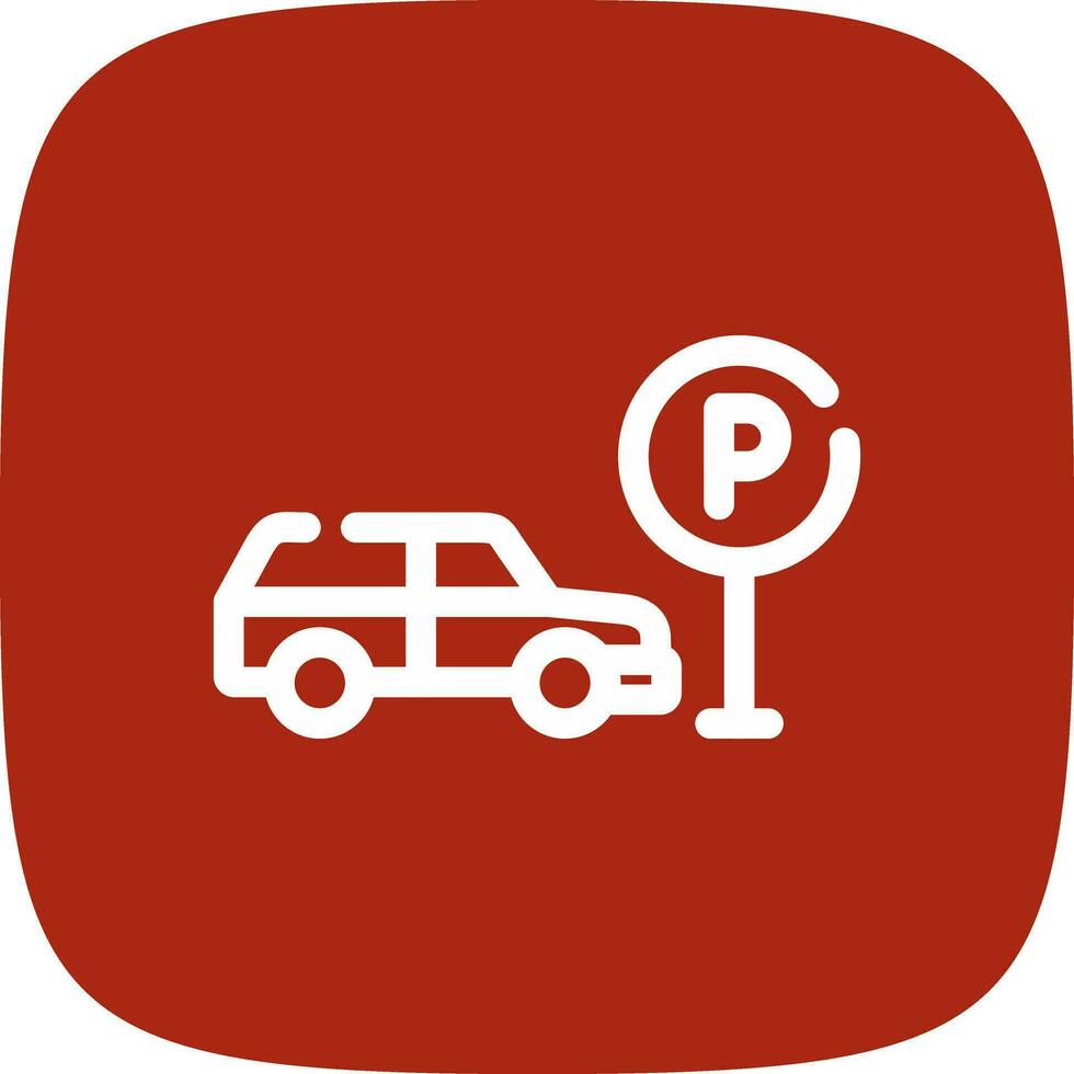 Taxi Parkplatz kreativ Symbol Design vektor