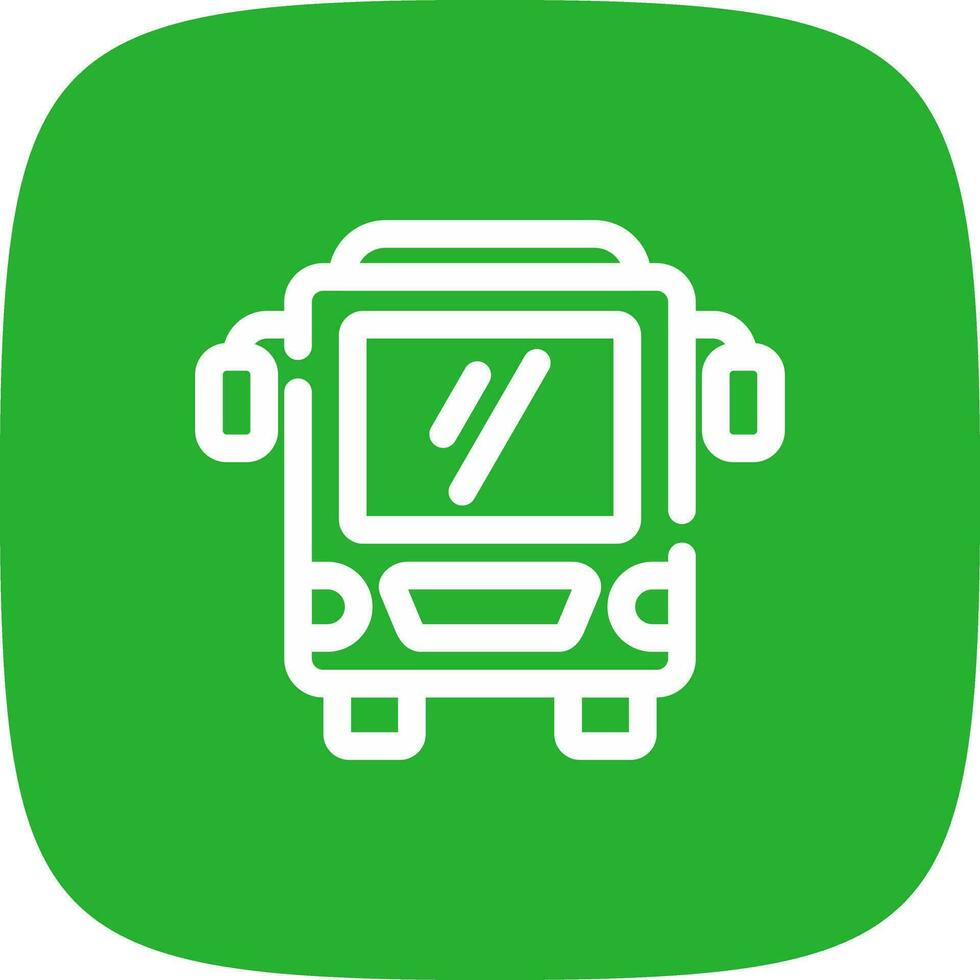 Bus kreatives Icon-Design vektor