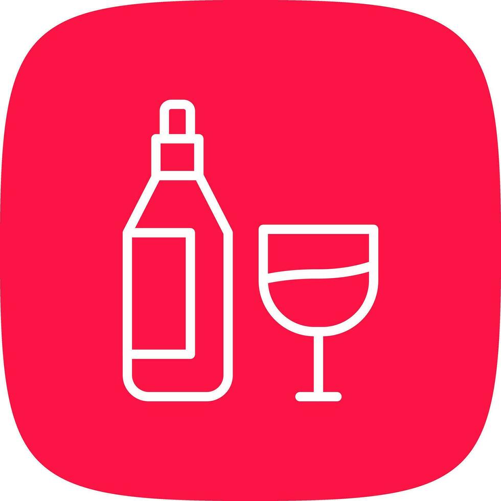 Wein kreatives Icon-Design vektor