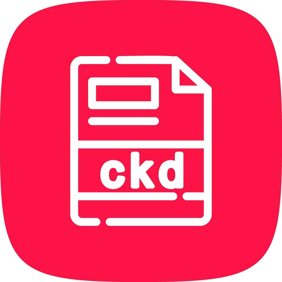 ckd kreativ ikon design vektor