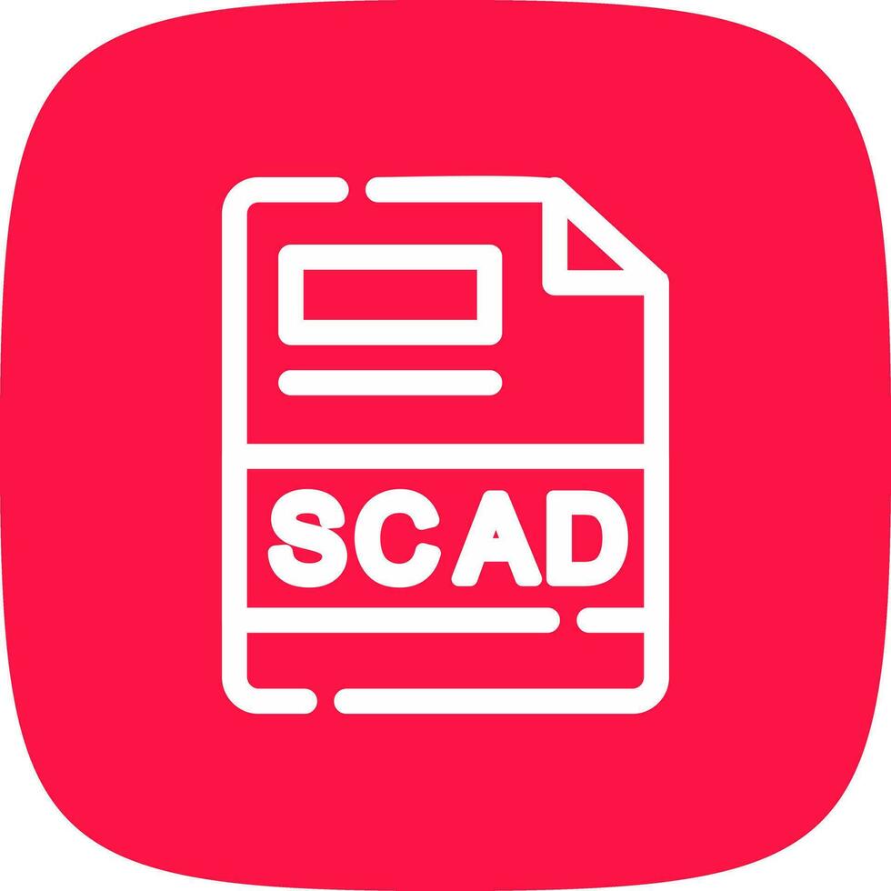 scad kreativ ikon design vektor