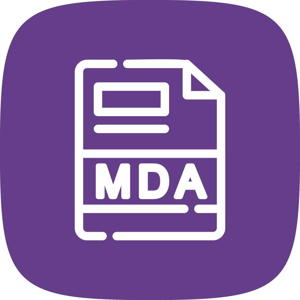 mda kreativ Symbol Design vektor