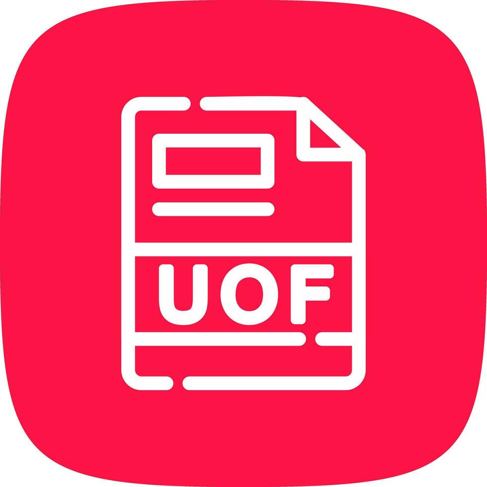 uof kreativ Symbol Design vektor