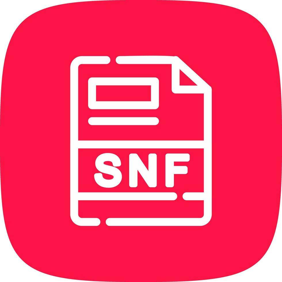 snf kreativ Symbol Design vektor