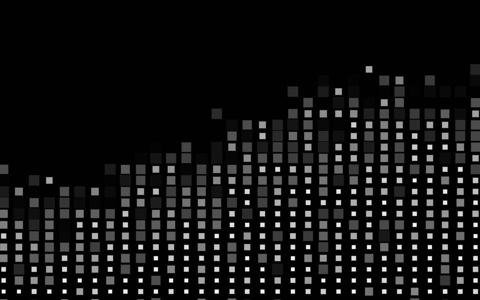 dunkles Silber, graues Vektorlayout mit Linien, Rechtecken. vektor