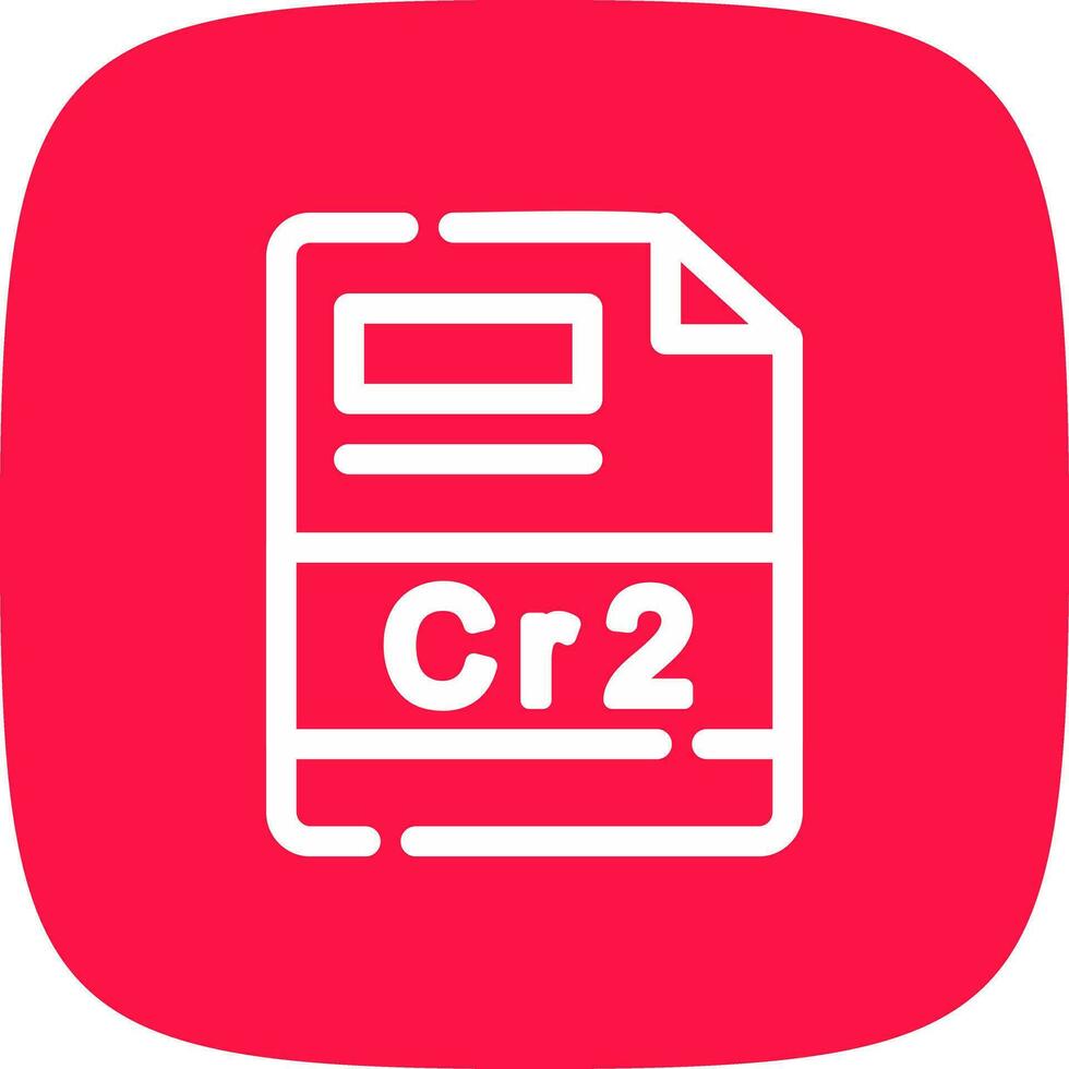 cr2 kreativ ikon design vektor