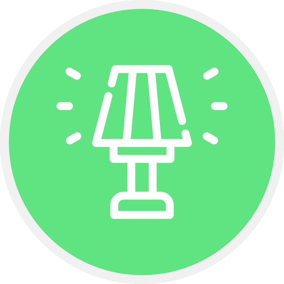 Lampe kreatives Icon-Design vektor