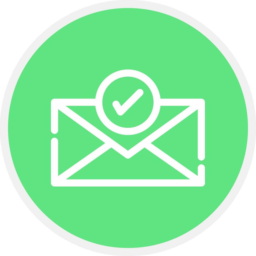 E-Mail kreatives Icon-Design vektor