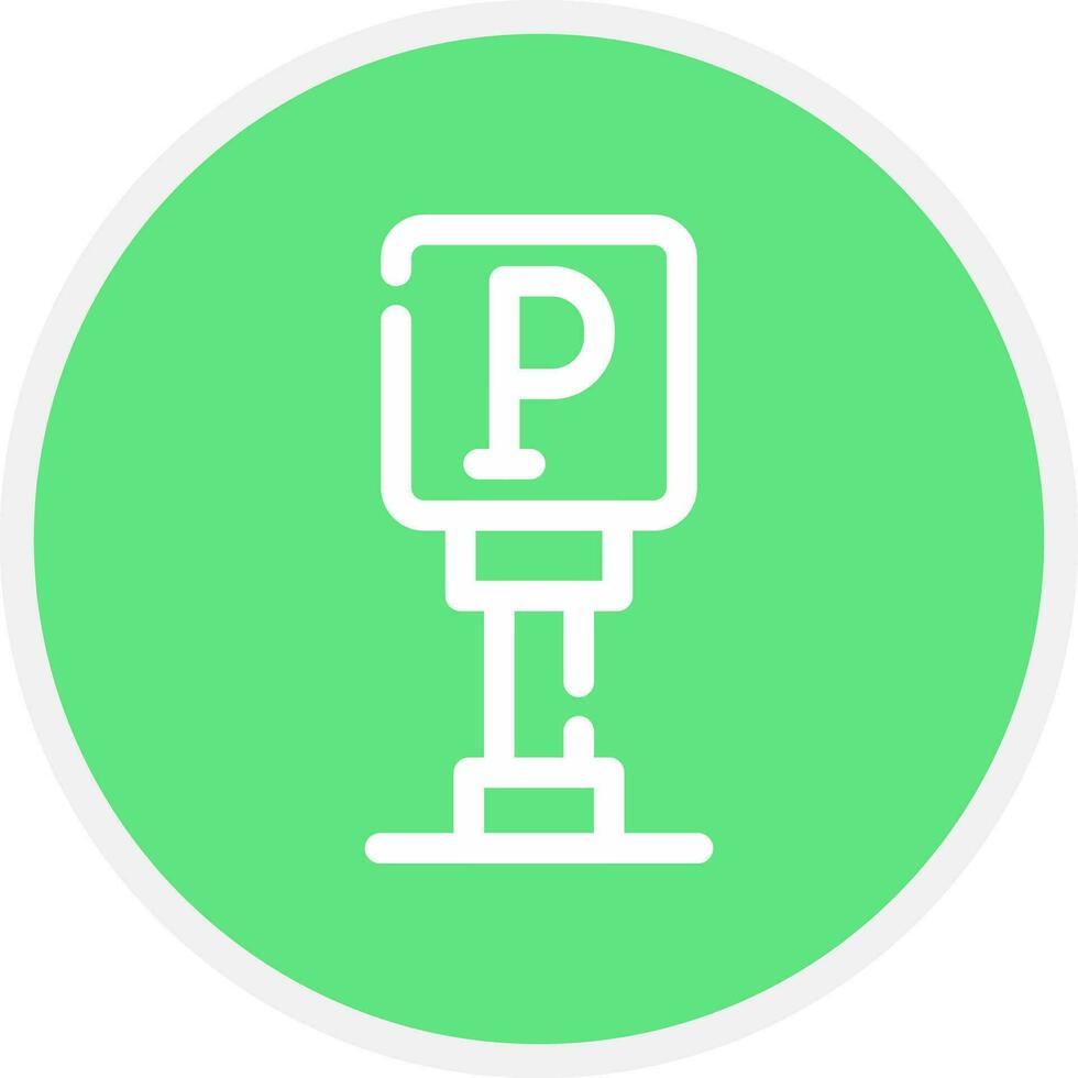 Parkschild kreatives Icon-Design vektor