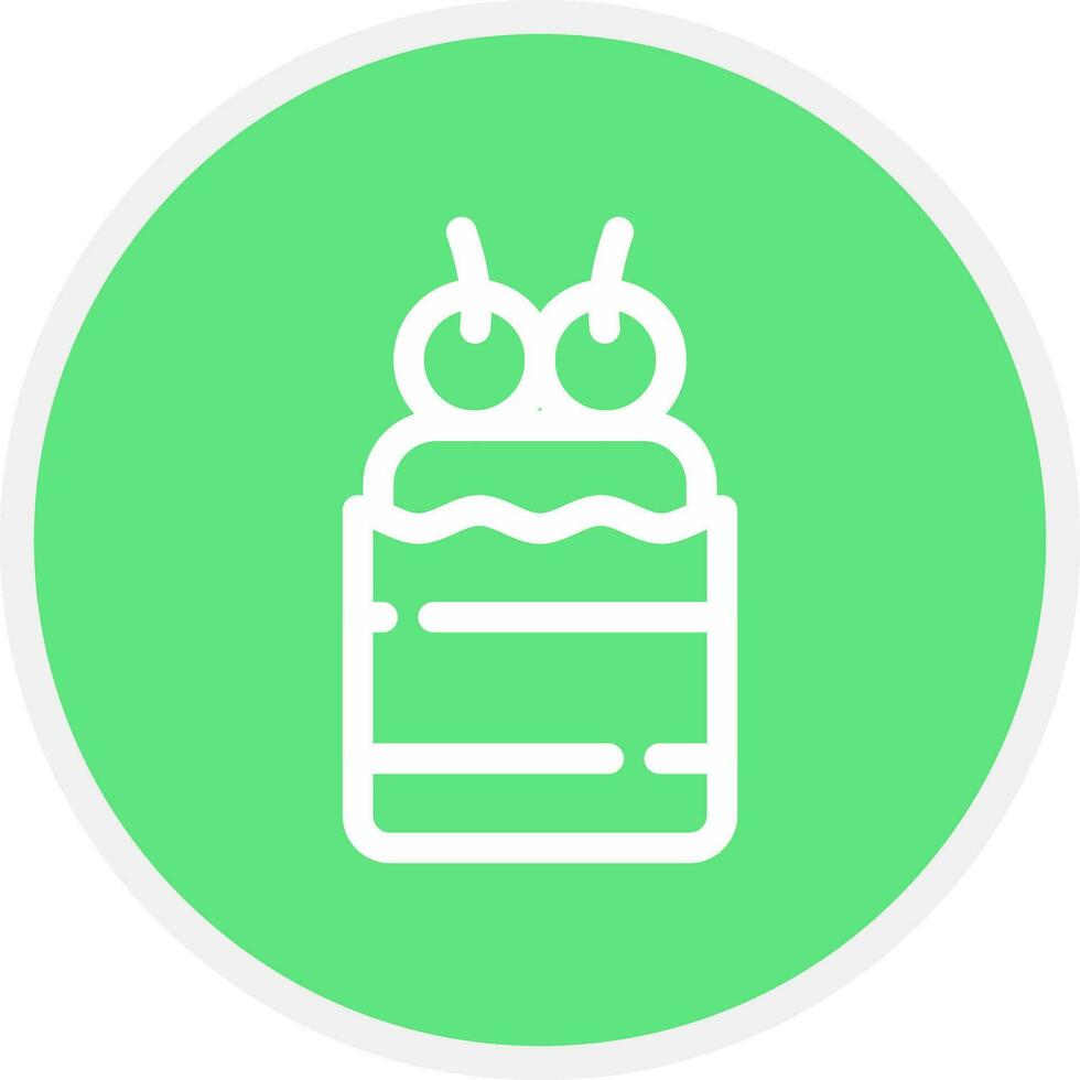 Cupcake kreatives Icon-Design vektor