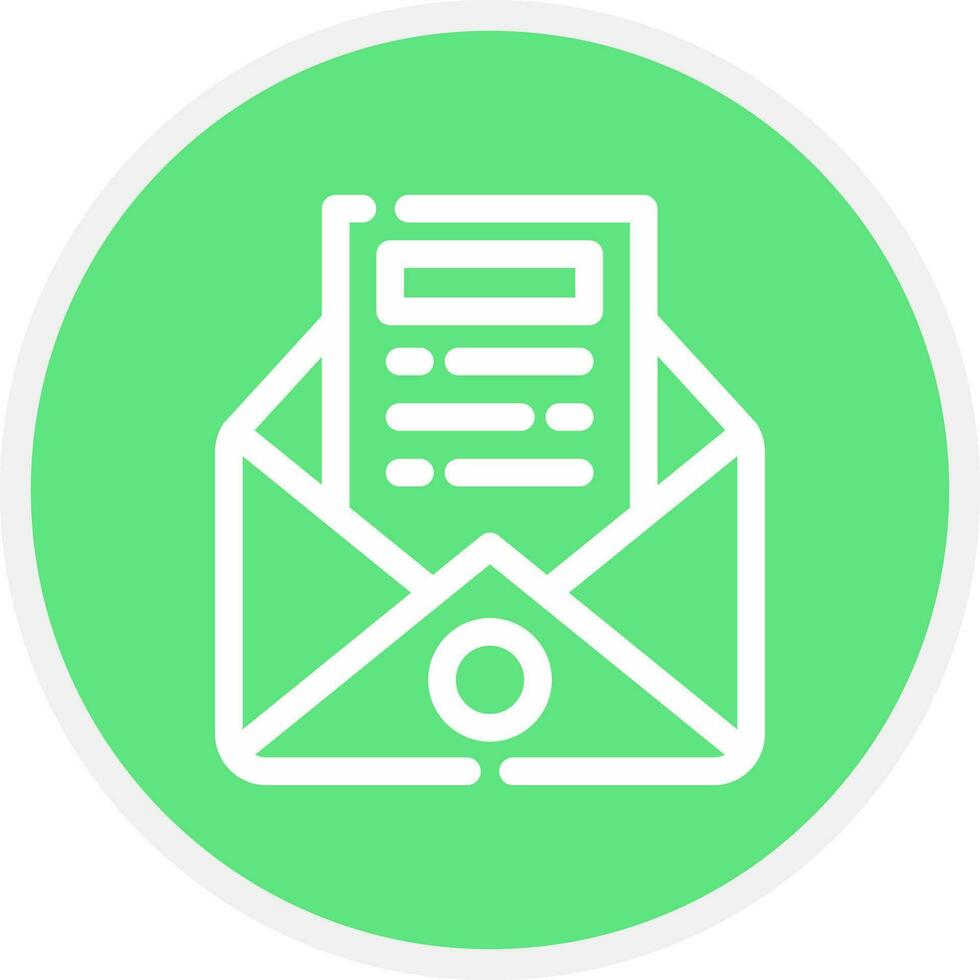 E-Mail kreatives Icon-Design vektor