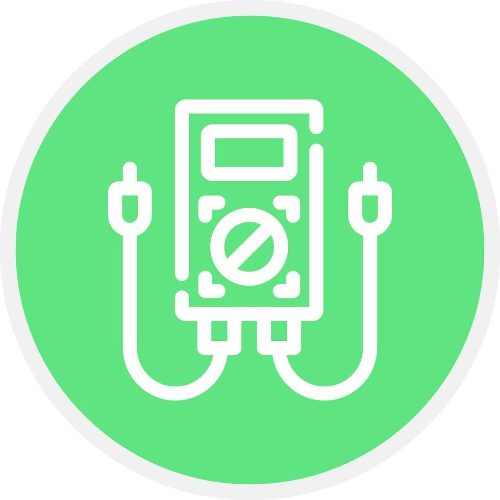 Multimeter kreatives Icon-Design vektor