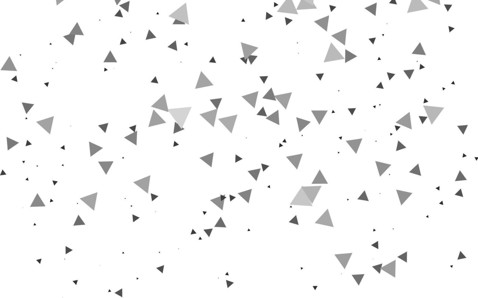 ljus silver, grå vektor layout med linjer, trianglar.