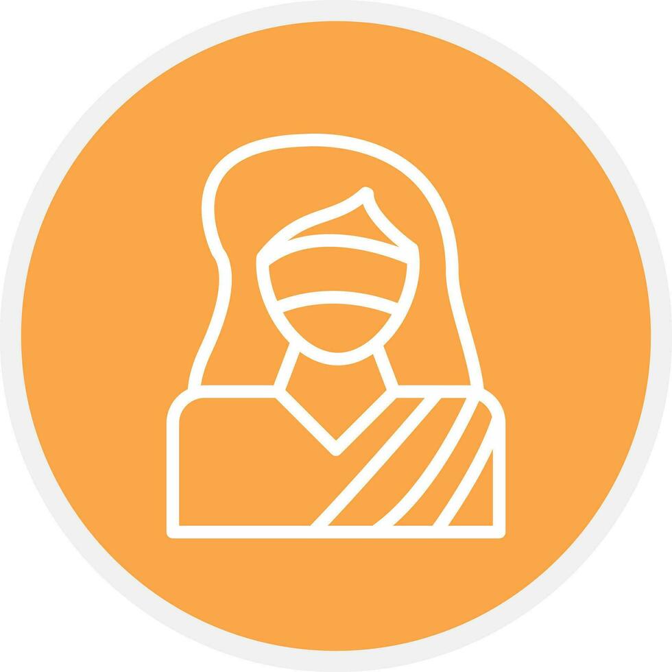 Lady Justice kreatives Icon-Design vektor