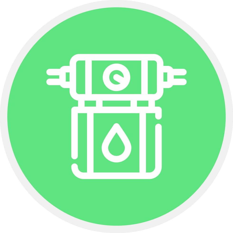 Wasserfilter kreatives Icon-Design vektor