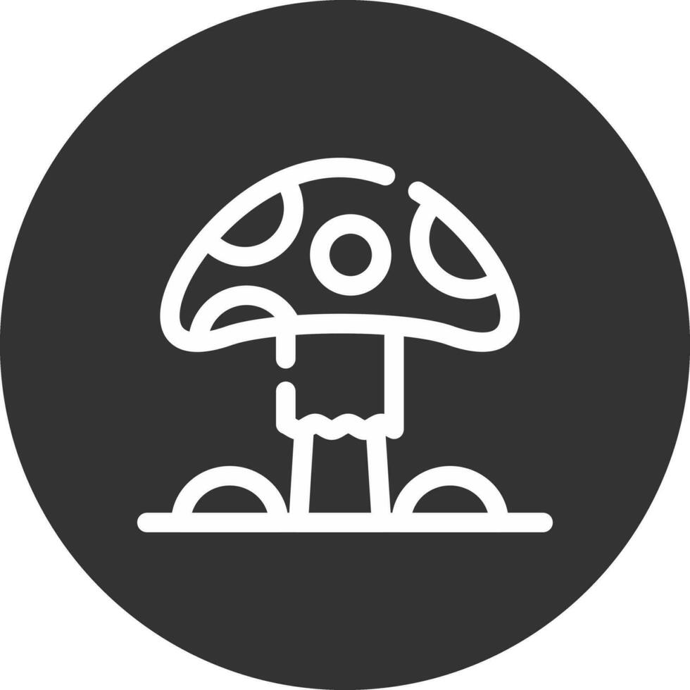 Pilz kreatives Icon-Design vektor