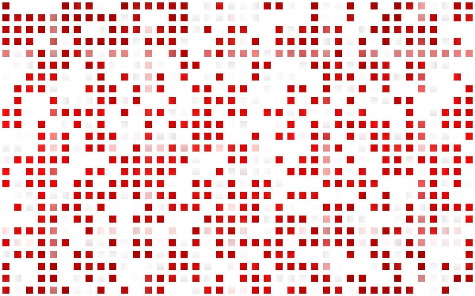 hellroter Vektor nahtloser Hintergrund mit Rechtecken, Quadraten.