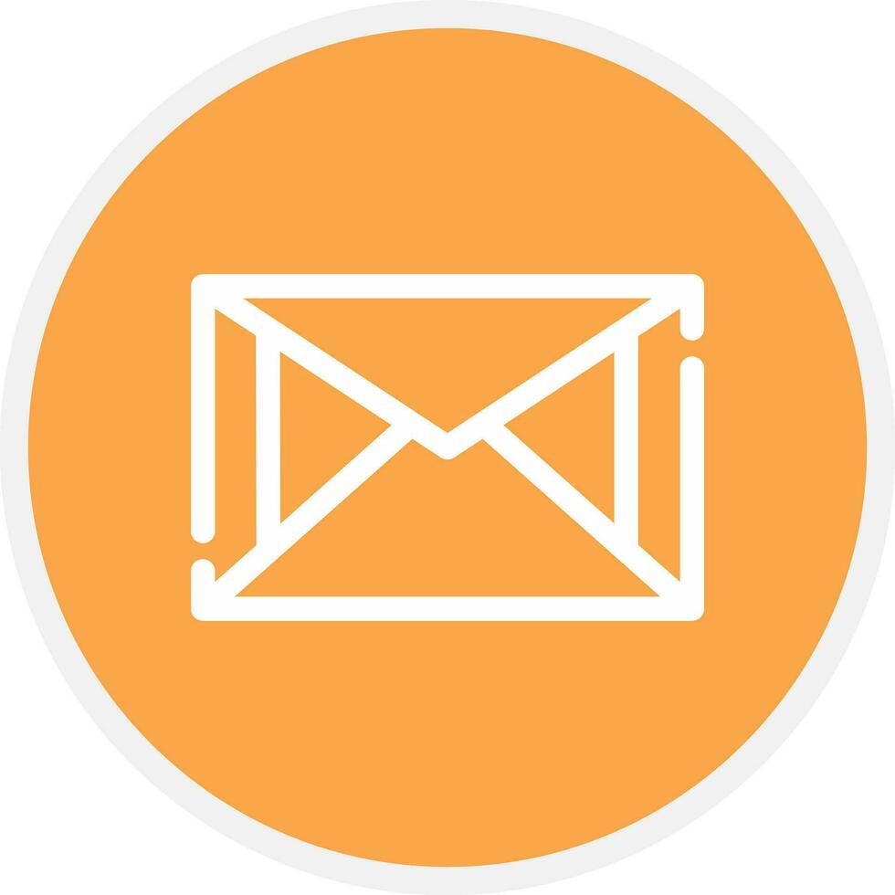 E-Mail kreatives Icon-Design vektor