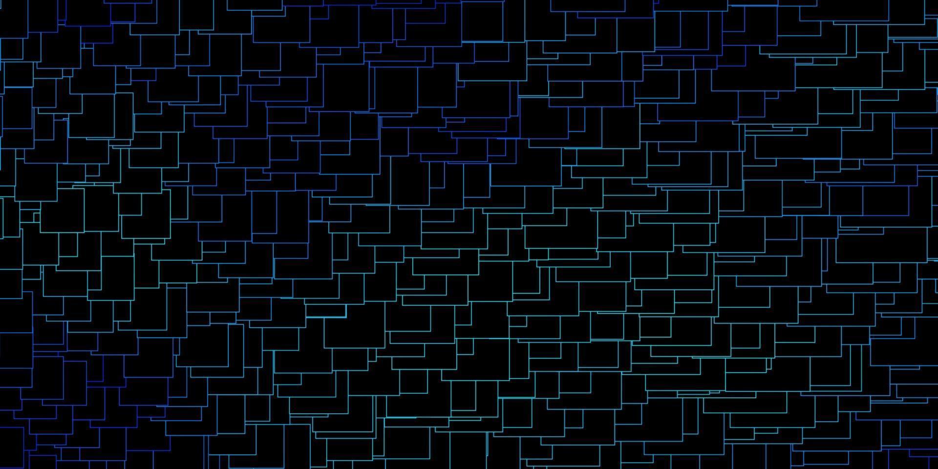 dunkelblaues Vektorlayout mit Linien, Rechtecken. vektor