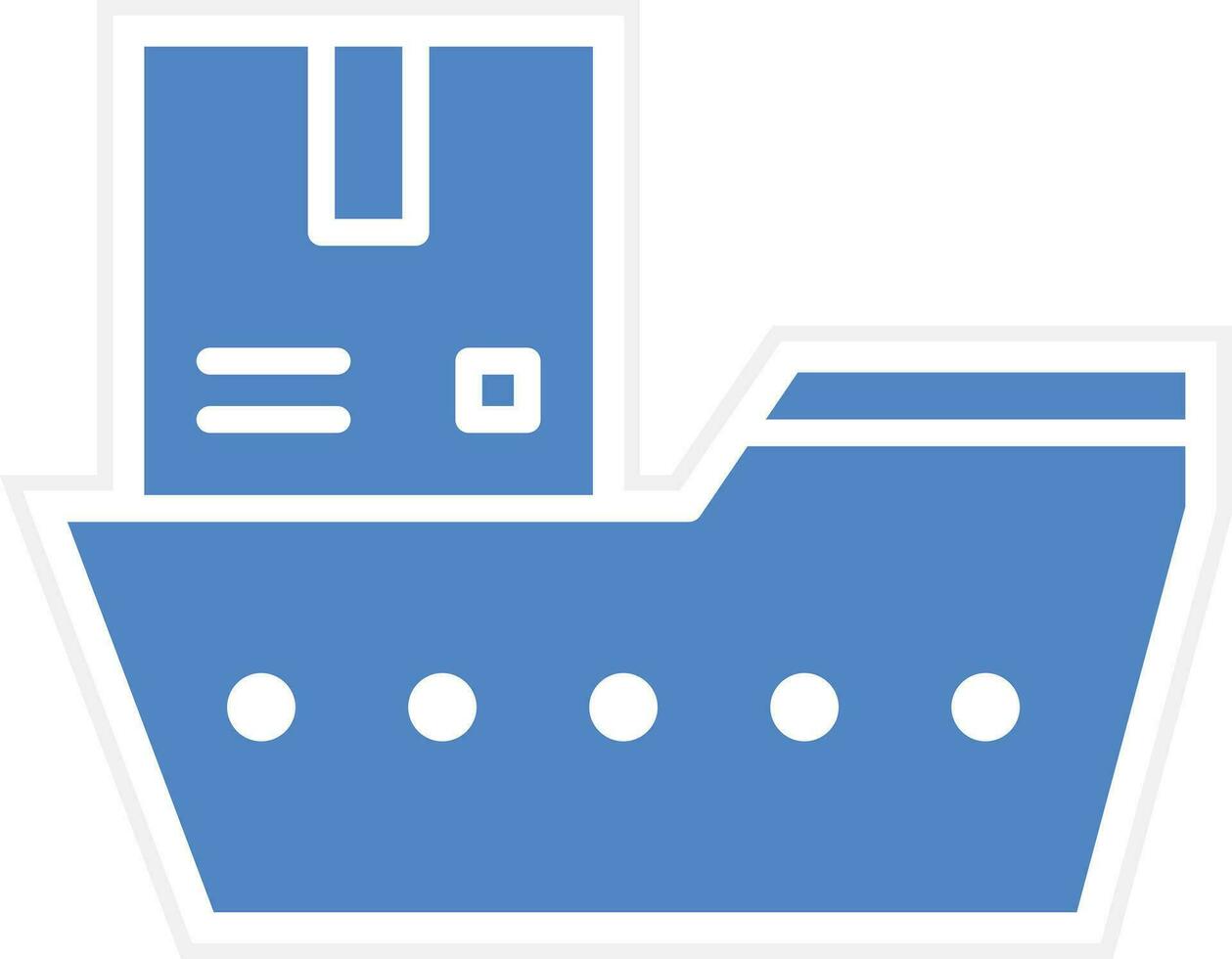 weltweites Schiffsboot-Vektorsymbol vektor