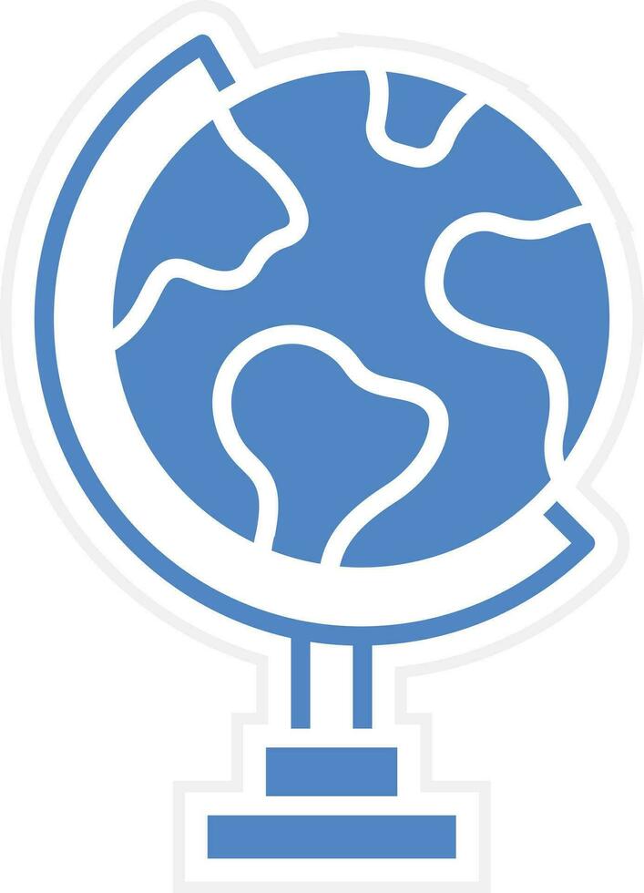 Globus Stand Vektor Symbol