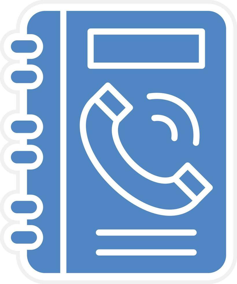 Telefonbuch Vektor Icon