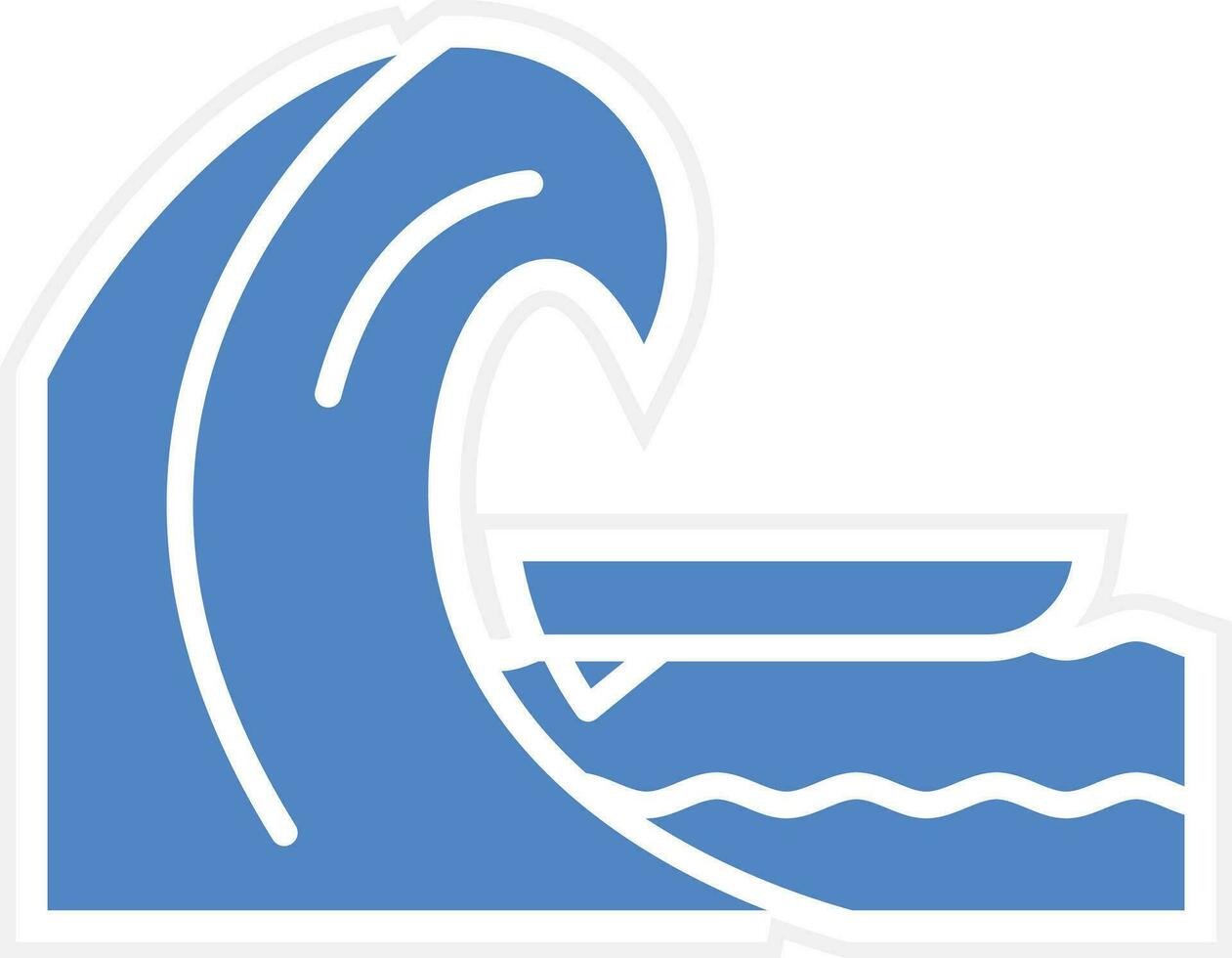 Surfen-Vektor-Symbol vektor