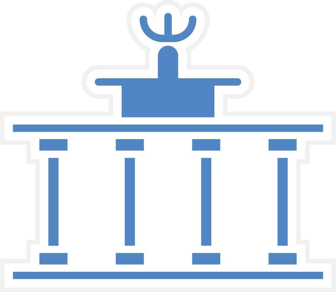 Brandenburg Tor Vektor Symbol