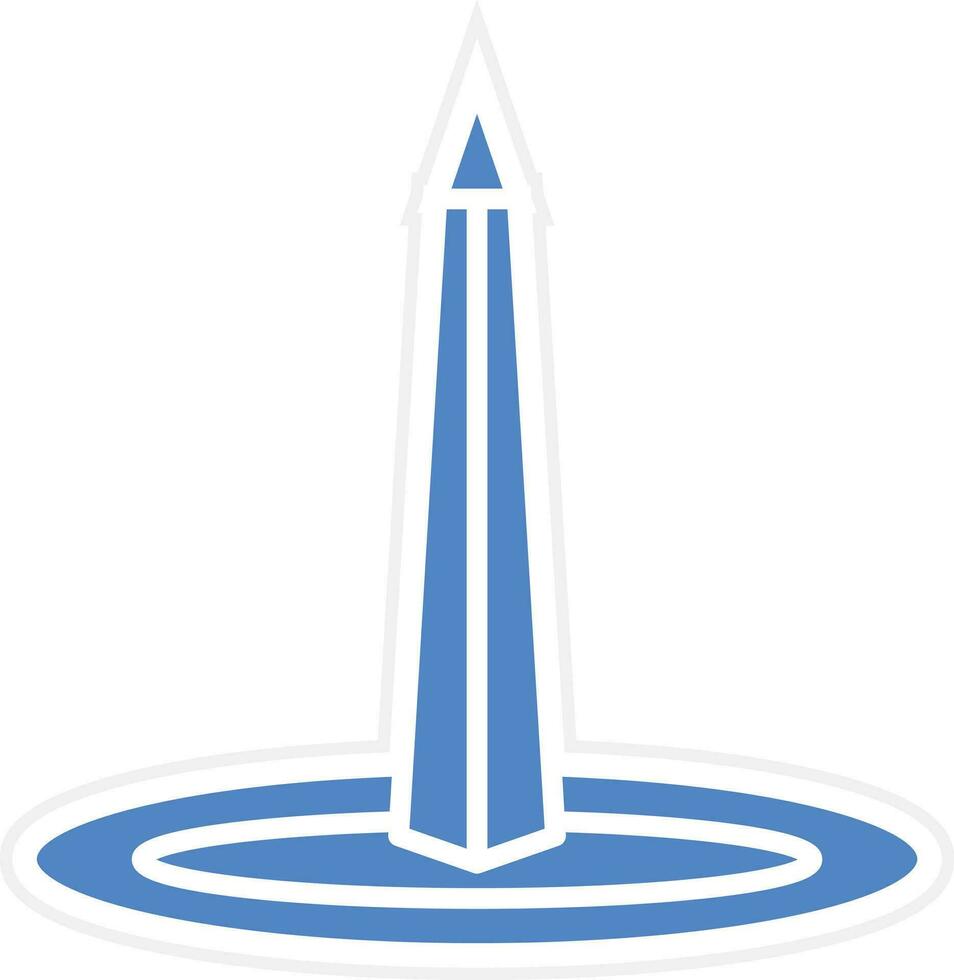 obelisk av buenos sänds vektor ikon