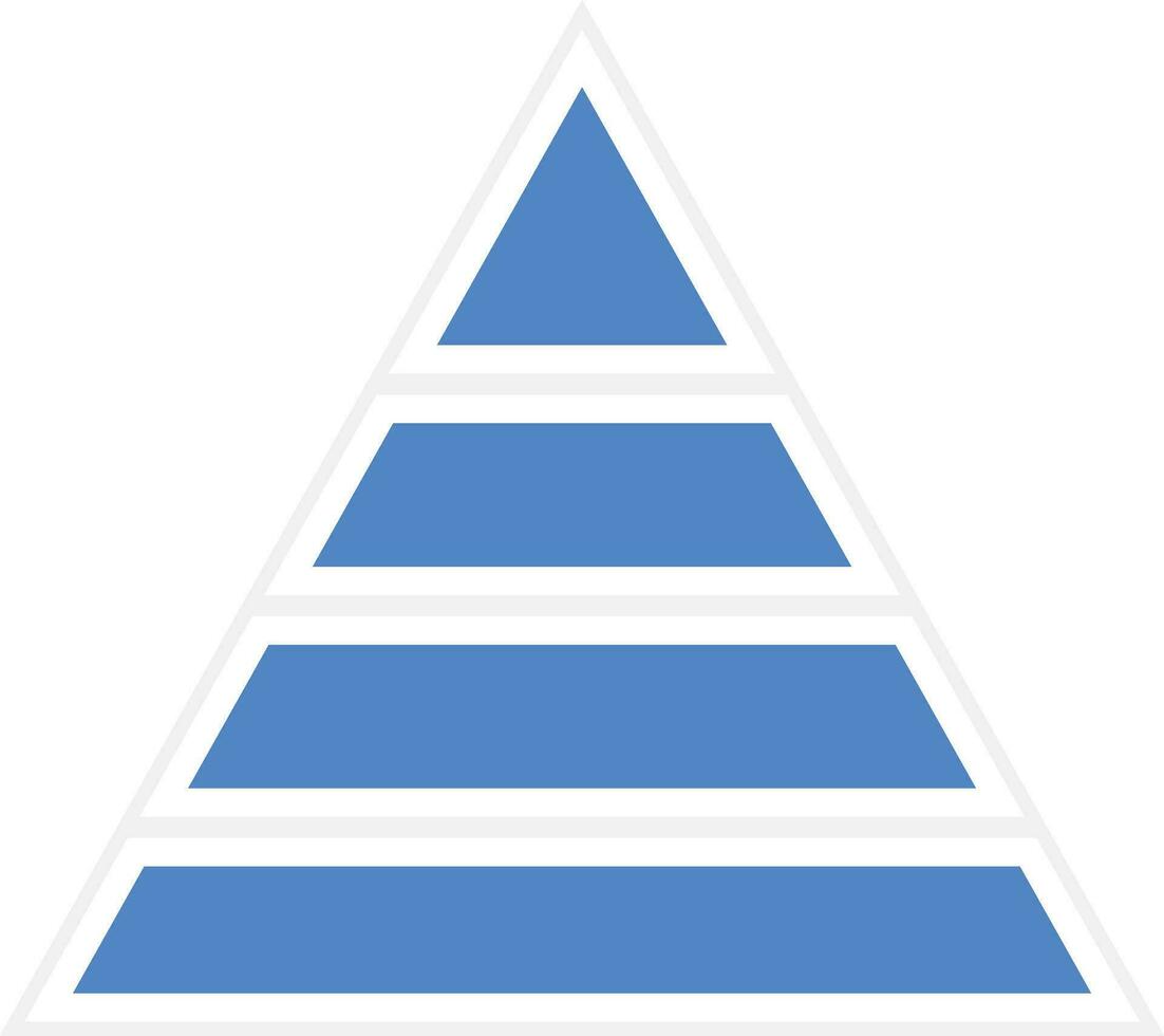 Symbol für Pyramidenvektor vektor