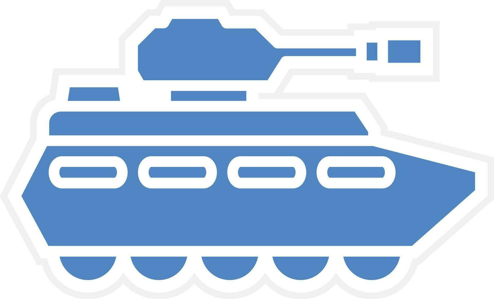 armén tank vektor ikon