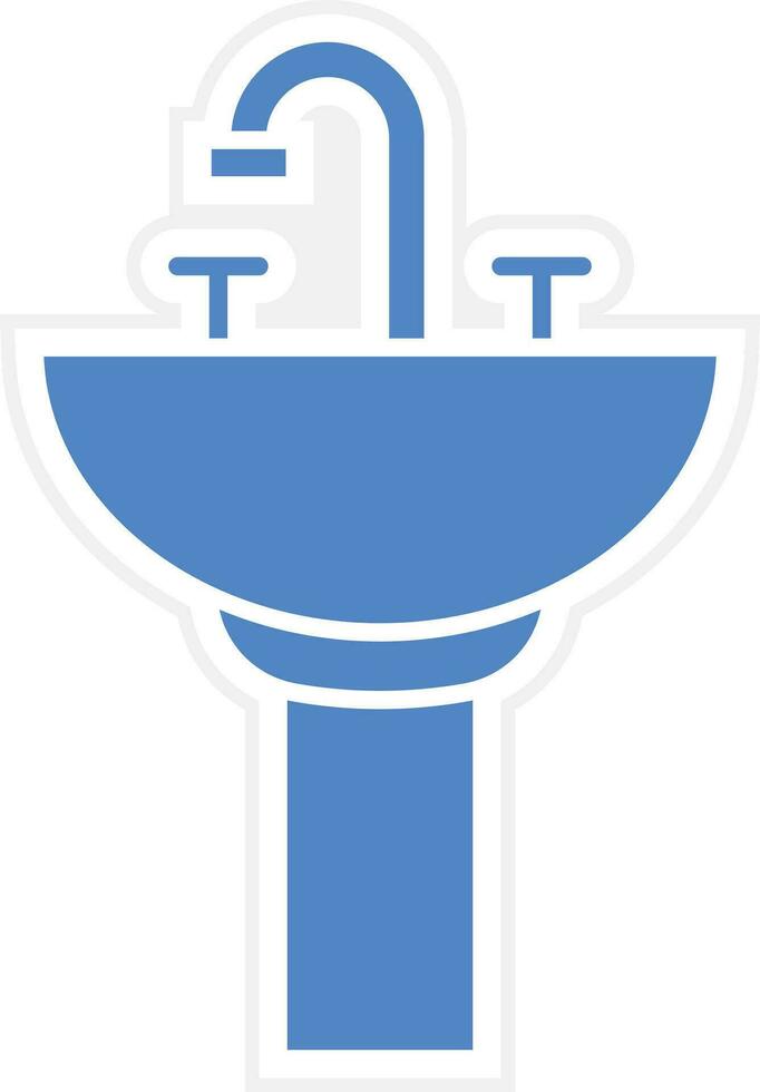 Waschbecken-Vektor-Symbol vektor