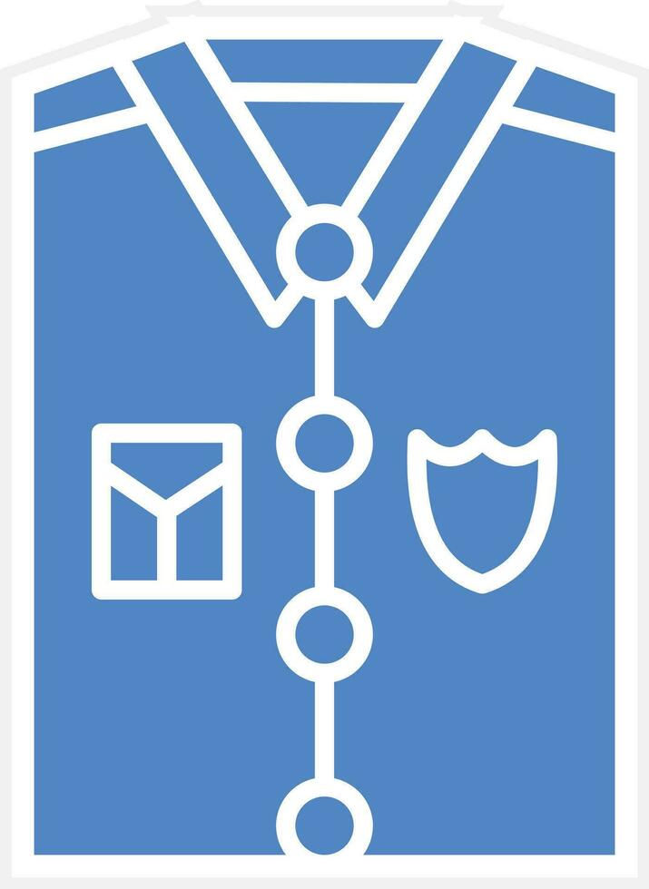 Polizei Uniform Vektor Symbol