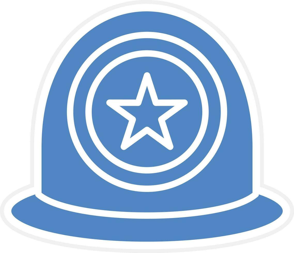 Polizei Helm Vektor Symbol