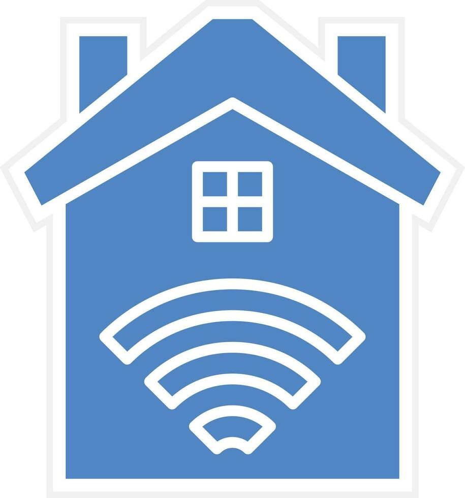 Smart-Home-Vektorsymbol vektor