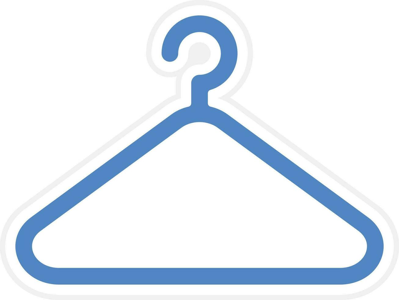 Kleiderbügel Vektor Icon