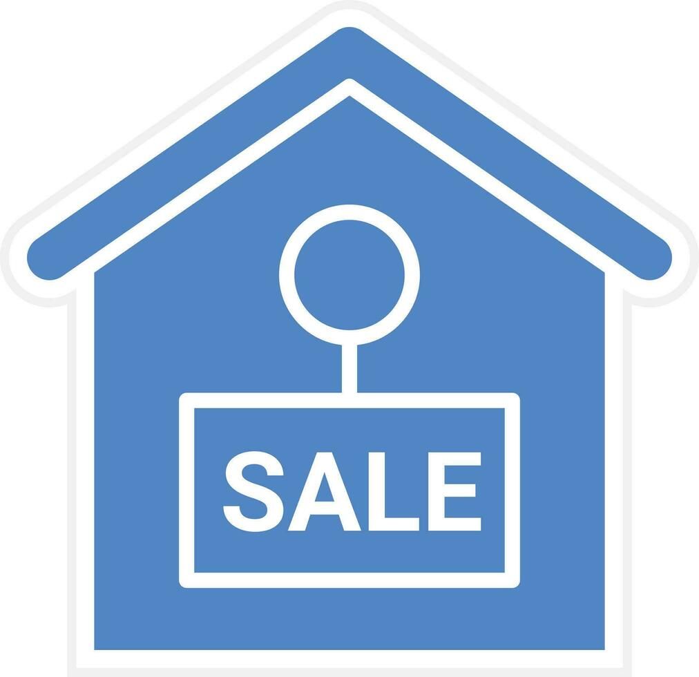 Haus zum Verkauf Vektor Symbol