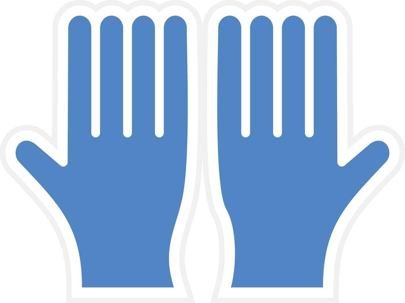 Arbeiten Handschuhe Vektor Symbol