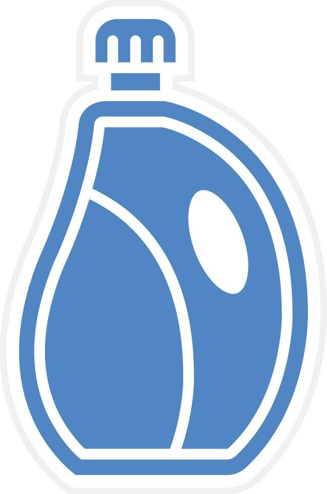 Flüssigkeit Waschmittel Vektor Symbol